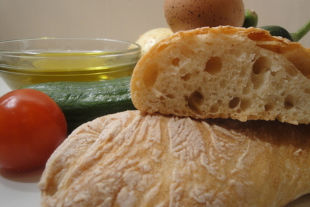 Фото к рецепту: Стирато // итальянский деревенский хлеб