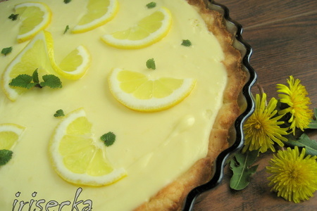 Фото к рецепту: Кростата с лимонным кремом