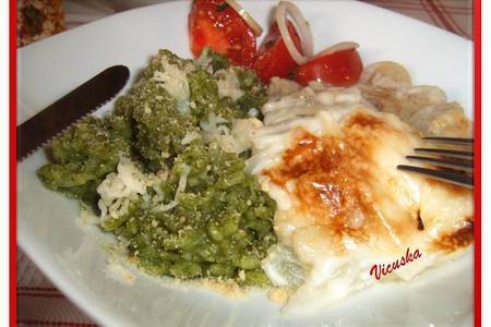 Фото к рецепту: Король овощей с рисом и рыбой