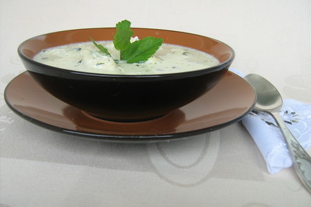 Сырно-молочный суп "гадазелили"