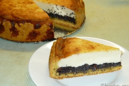 Фото к рецепту: Творожный пирог с маком