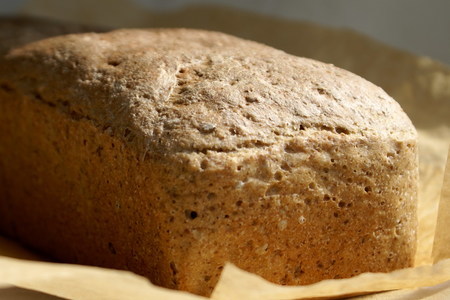Фото к рецепту: Ржаной хлеб с льняной мукой