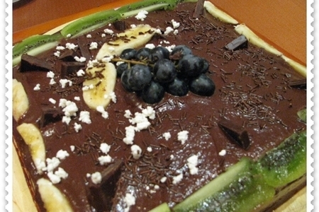 Фото к рецепту: Шоколадно-банановый торт !!!