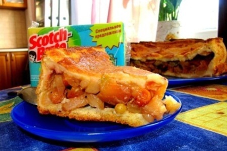 Французская яблочная шарлотка из хлеба - прекрасный завтрак для школьника!!!