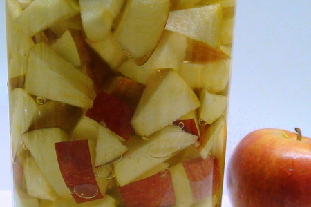 Фото к рецепту: Яблочная закваска, здоровая альтернатива дрожжам. проще просто некуда!