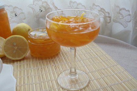 Фото к рецепту: Тыквенно-лимонное варенье