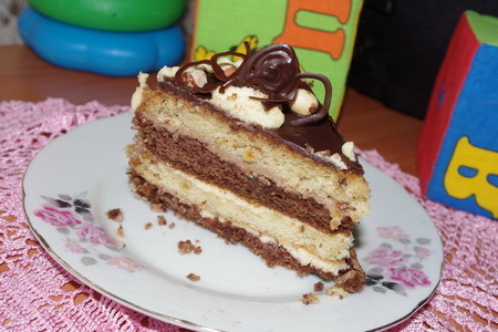 Фото к рецепту: Торт золотой ключик