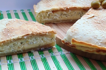 Фото к рецепту: Греческий сырный  пирог