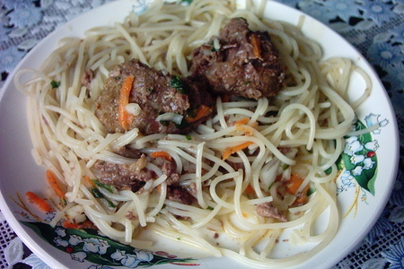 Спагетти - бесбармак