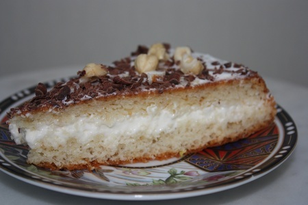 Фото к рецепту: Торт-пирог "сметанный" из того что было