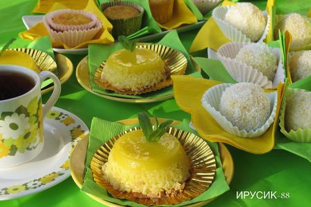 Фото к рецепту: Бразильские  десерты " кокосовый рай"