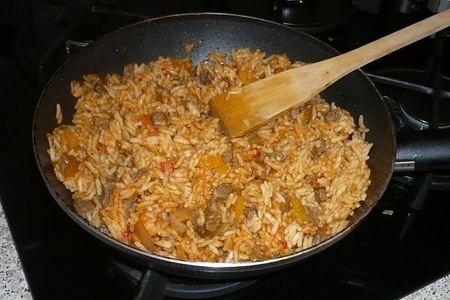 Фото к рецепту: Рис с мясом