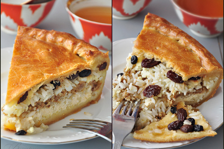 Фото к рецепту: Губадия (татарский праздничный пирог)