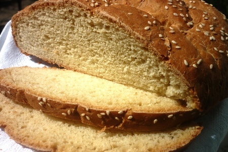 Фото к рецепту: Хлеб с кабачком и луком  + брускетта