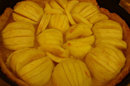 Имбирный пирог с яблоками