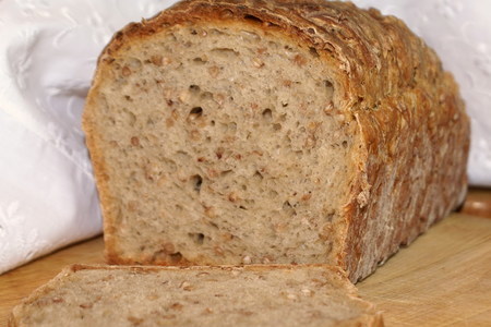Фото к рецепту: Гречневый хлеб