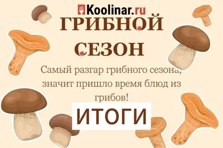 Итоги конкурса - Грибной сезон