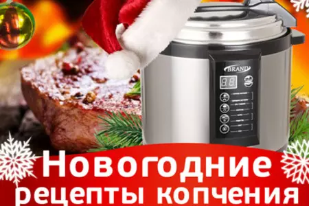 Новогодние рецепты копчения в Мультиварке-Скороварке BRAND 6060