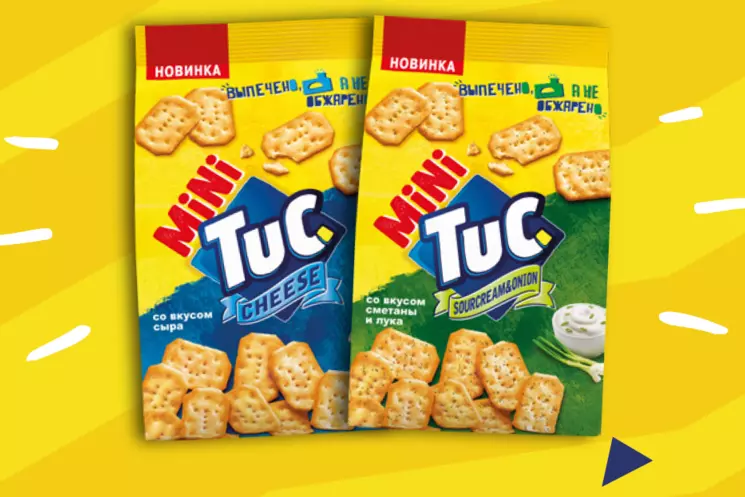 TUC MINI - новый формат любимых крекеров для тебя и твоих друзей!