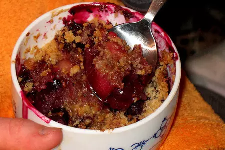 Ягодный крамбл (crumble), десерт: шаг 5