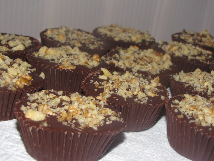 "шоколадные тарталетки" или домашние конфеты с сухофруктами в сливочной начинке: шаг 2