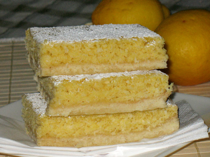 Лимонно-кокосовый пирог (lemon-coconut-slice): шаг 2