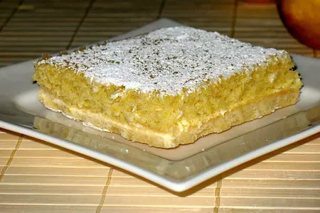 Лимонно-кокосовый пирог (lemon-coconut-slice): шаг 3