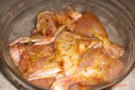 Запеченая медовая курица с маслинами и клюквой: шаг 1
