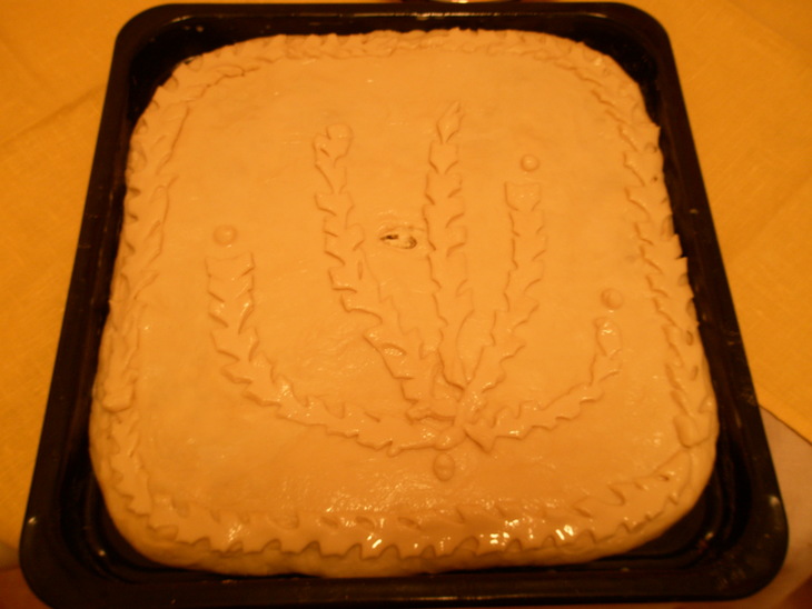 Пирог с капустой от бабушки: шаг 6