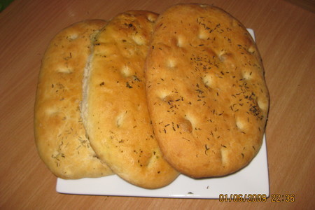 Focaccia - итальянский хлеб - лепёшка: шаг 3