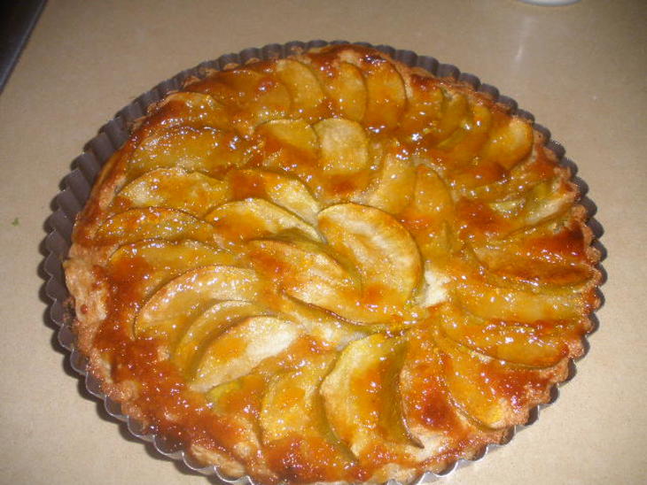 Яблочно-миндальный тарт (apple frangipane tart): шаг 4