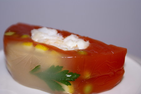 Заливное из белой рыбы с томатным соком: шаг 9