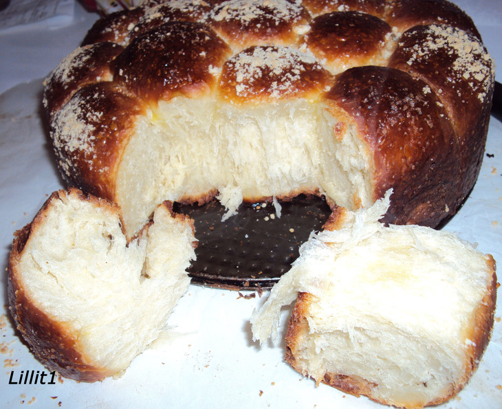 Немецкий праздничный сдобный хлеб (partybrot german party bread): шаг 4