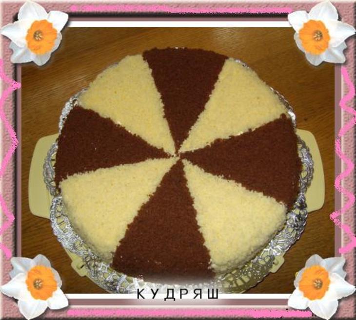 Торт кудряш (махровый)Торт к чаю.