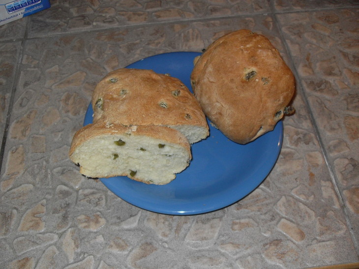 Чабатта (ciabatta) с орехами и болгарским перцем: шаг 4