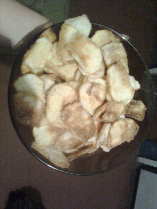 Картофельные  чипсы: шаг 8