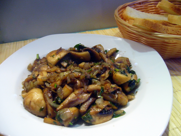 Шампиньоны в вине (champignons au vin): шаг 3