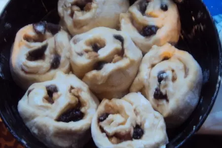 Коричные булочки с крем-чизом (cream cheese cinnamon rolls): шаг 10