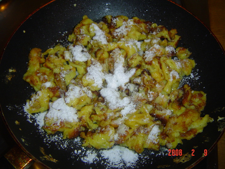 Немецкий императорский десерт kaiserschmarn: шаг 6