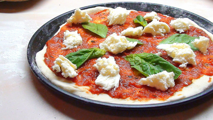 Новый взгляд на маргариту!  pizza margherita.: шаг 4