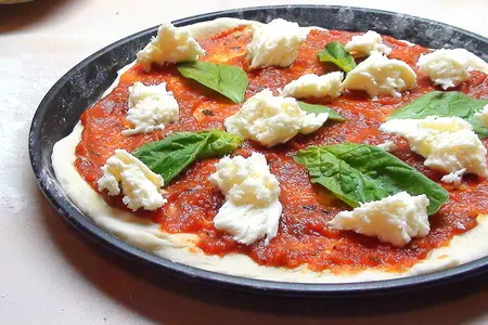 Новый взгляд на маргариту!  pizza margherita.: шаг 4