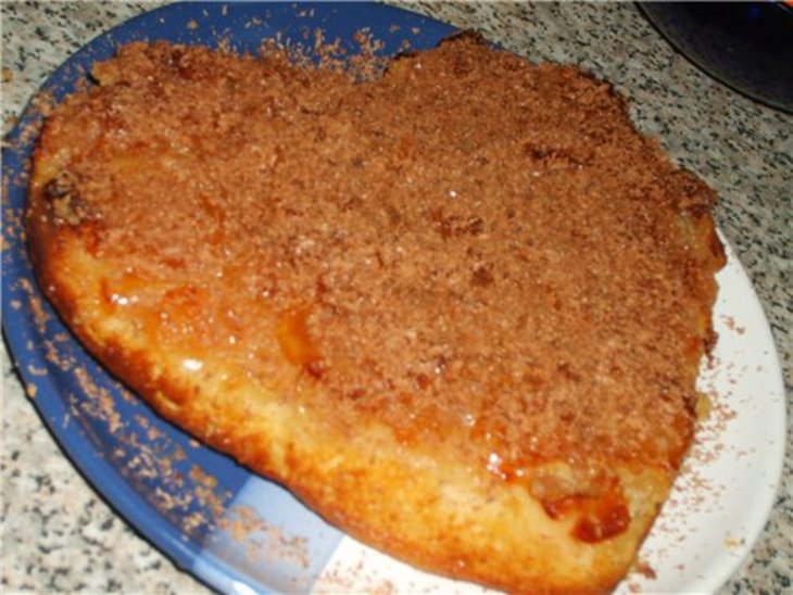 Фруктовый пирог со сгущенкой: шаг 2
