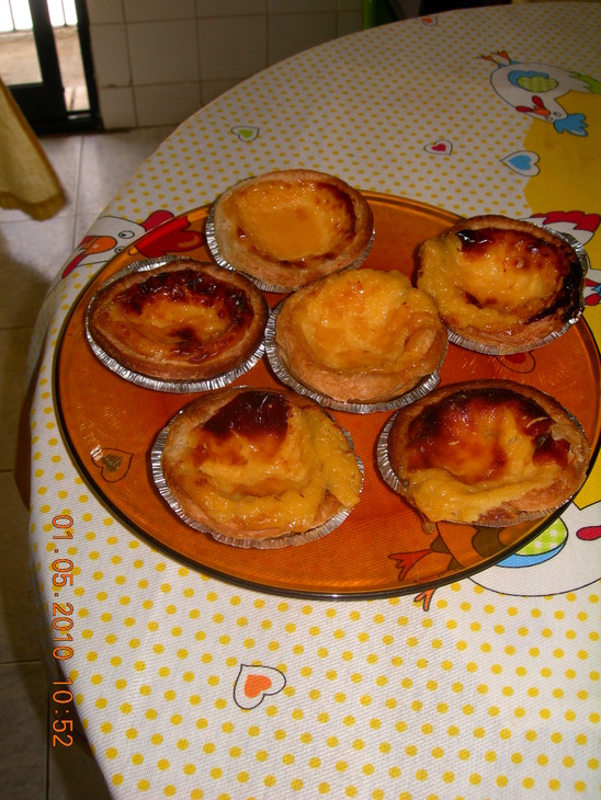 Pastel de nata или корзиночки с кремом: шаг 1