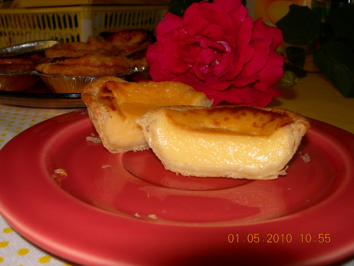 Pastel de nata или корзиночки с кремом: шаг 2