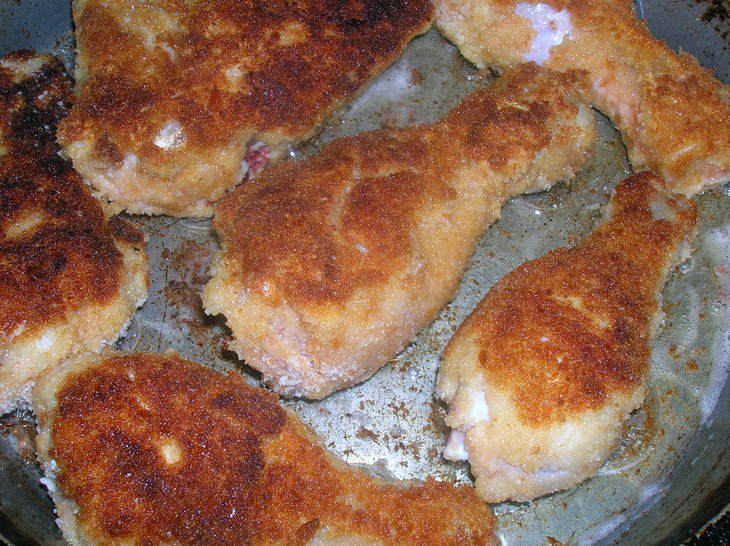 Цыпленок по-мэрилендски с соусом из помидоров конкассе: шаг 3