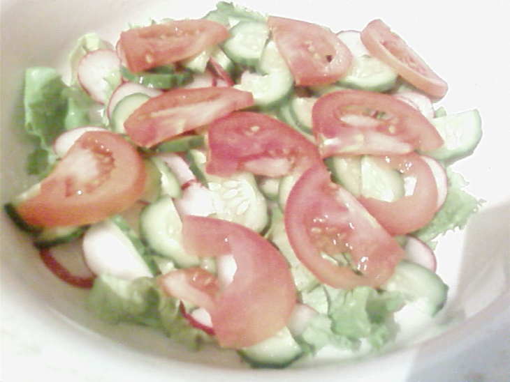 Салат овощной: шаг 5