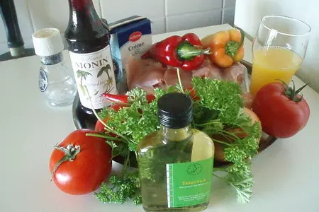 Tequila sunrise chicken, или восход солнца с текилой и курочкой: шаг 1