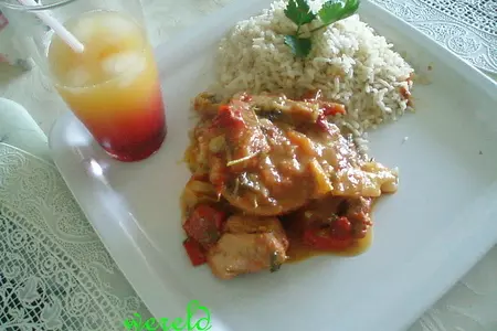 Tequila sunrise chicken, или восход солнца с текилой и курочкой: шаг 13