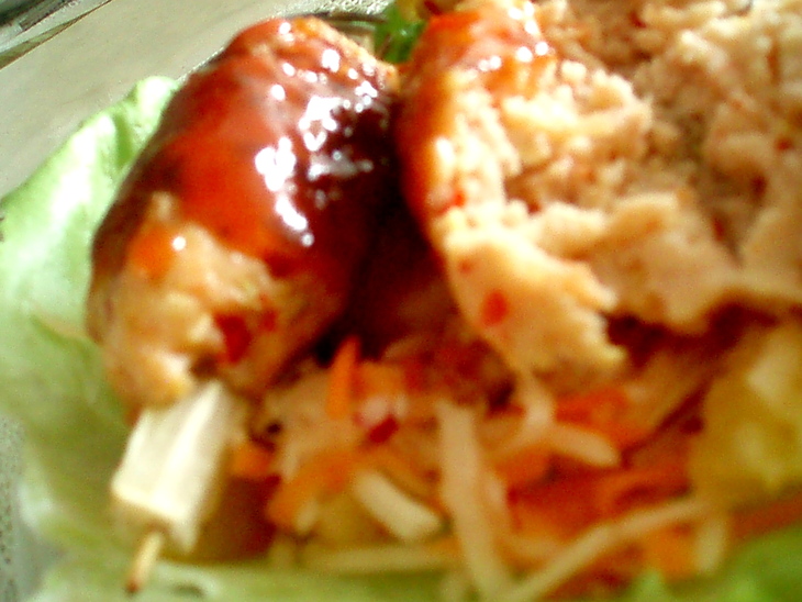Chao tom вьетнамская закуска: шаг 6