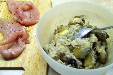 Курочка + грибочки = рецепт для дуэли! со словами благодарности хорошему человеку :): шаг 5